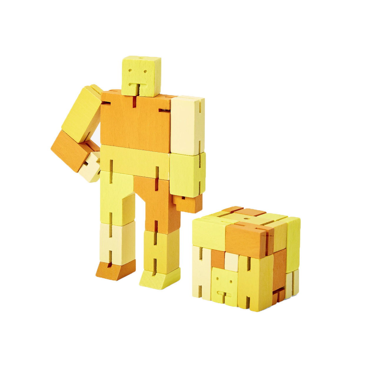 Areaware Cubebot Capsule Small - Yellow