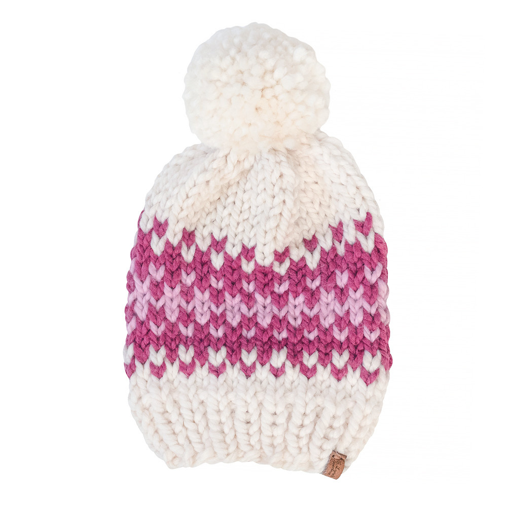 S. Lynch Knitwear Adult Hat - Pink Quilt Exclusive