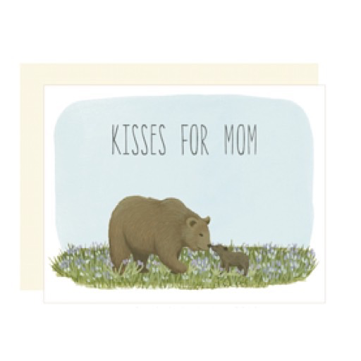 Yeppie Paper Kisses For Mom Card