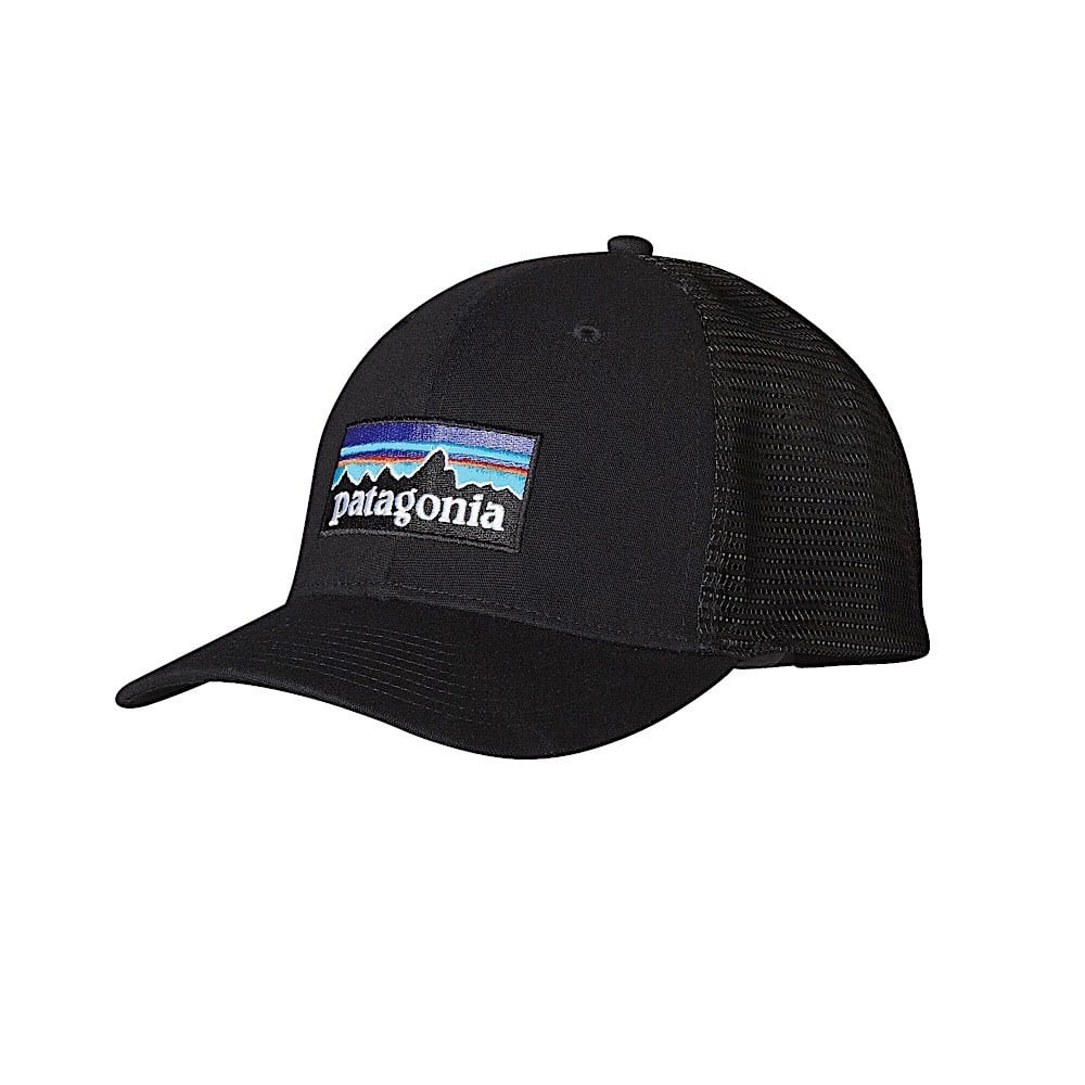 Patagonia Trucker Hat - P6 Logo - Black