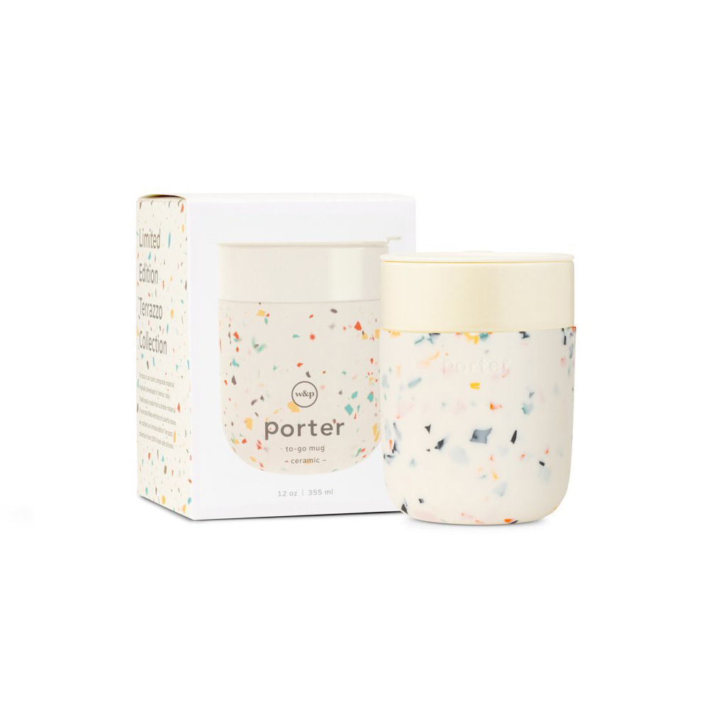 W & P - Porter Mug Terrazzo 12oz - Cream