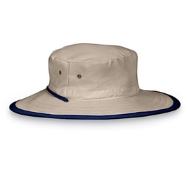 Wallaroo Hat Company Jr. Explorer Hat - Camel/Navy