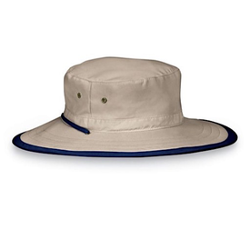 Wallaroo Hat Company Wallaroo Jr. Explorer Hat - Camel/Navy