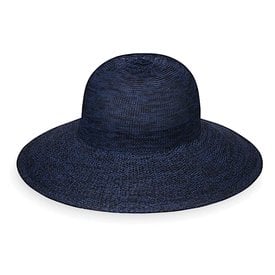 Wallaroo Hat Company Victoria Diva Hat - Mixed Navy