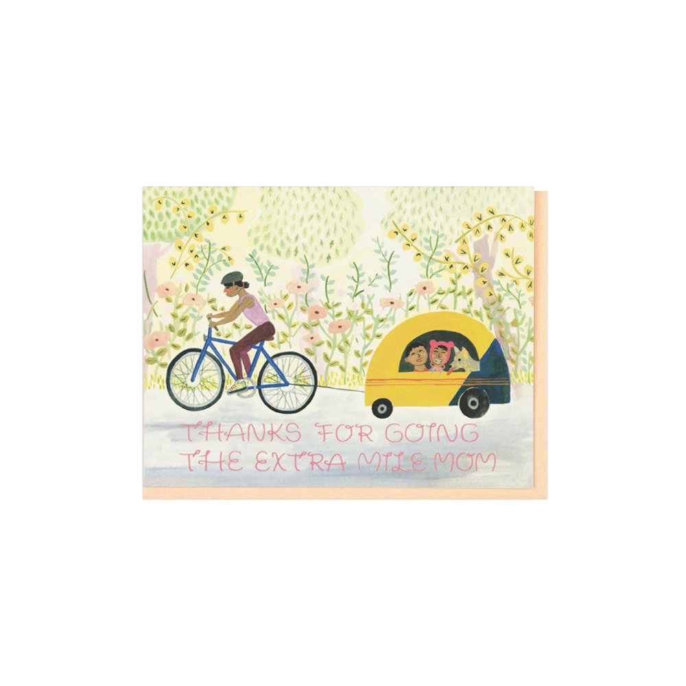 Small Adventure - Mom Biking Card