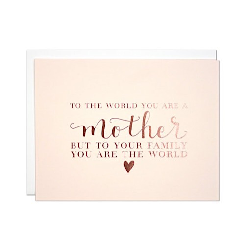 Parrott Design Card - The World Mother's Day