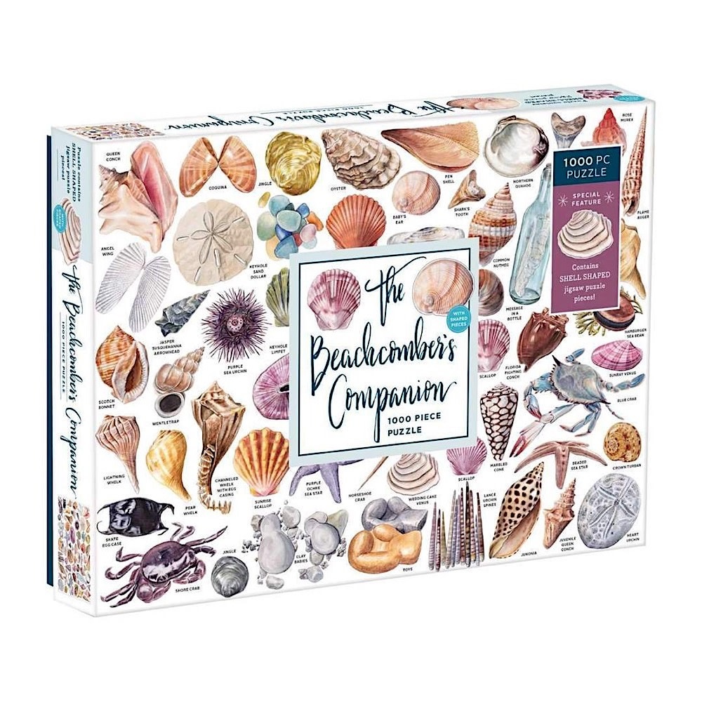Galison Mudpuppy The Beachcombers Companion 1000 Piece Jigsaw Puzzle