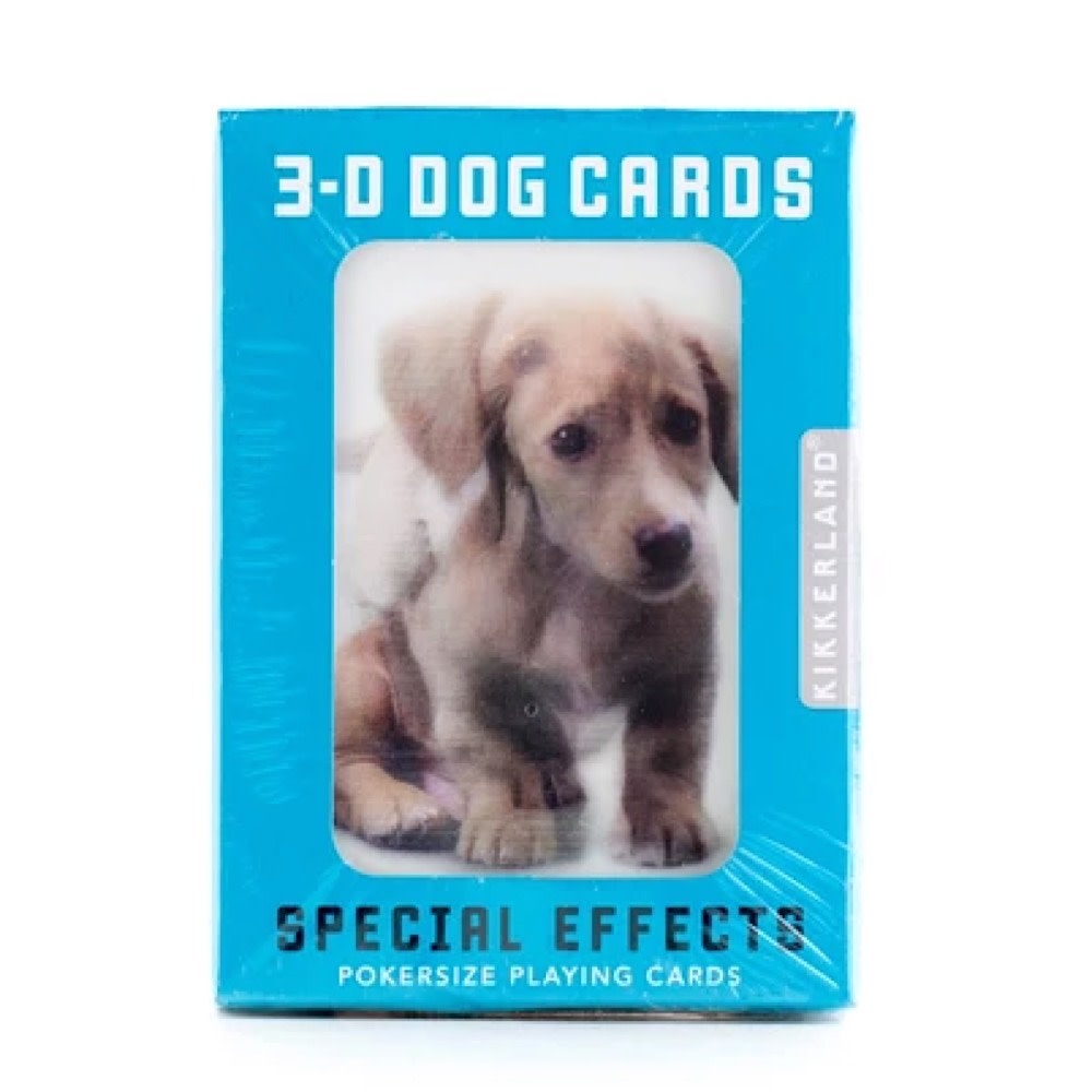 3D Lenticular Playing Cards - Dogs