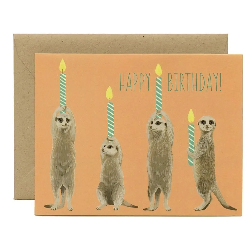Yeppie Paper - Meerkat Birthday Card