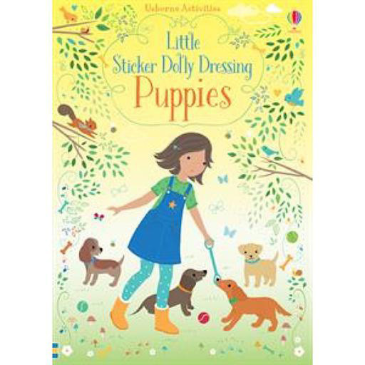 Usborne Little Sticker Dolly Dressing Activity Book - Puppies