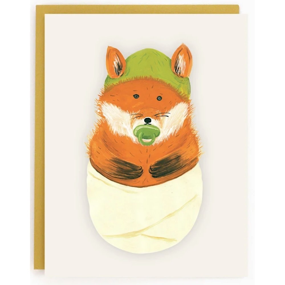 The Paperhood Card - Baby Fox