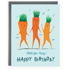 The Paperhood (Made In Brockton Village) The Paperhood Card - Birthday Carrots