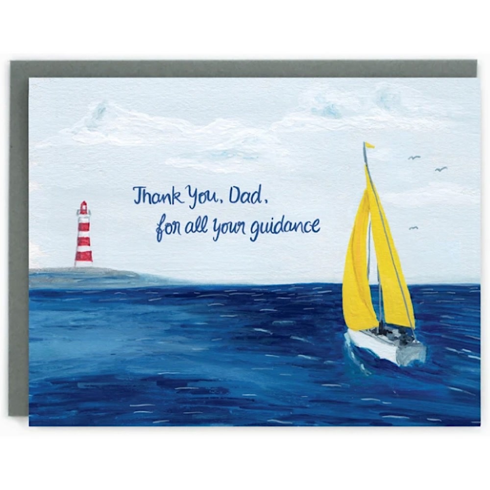 The Paperhood Card - Dad Sailing