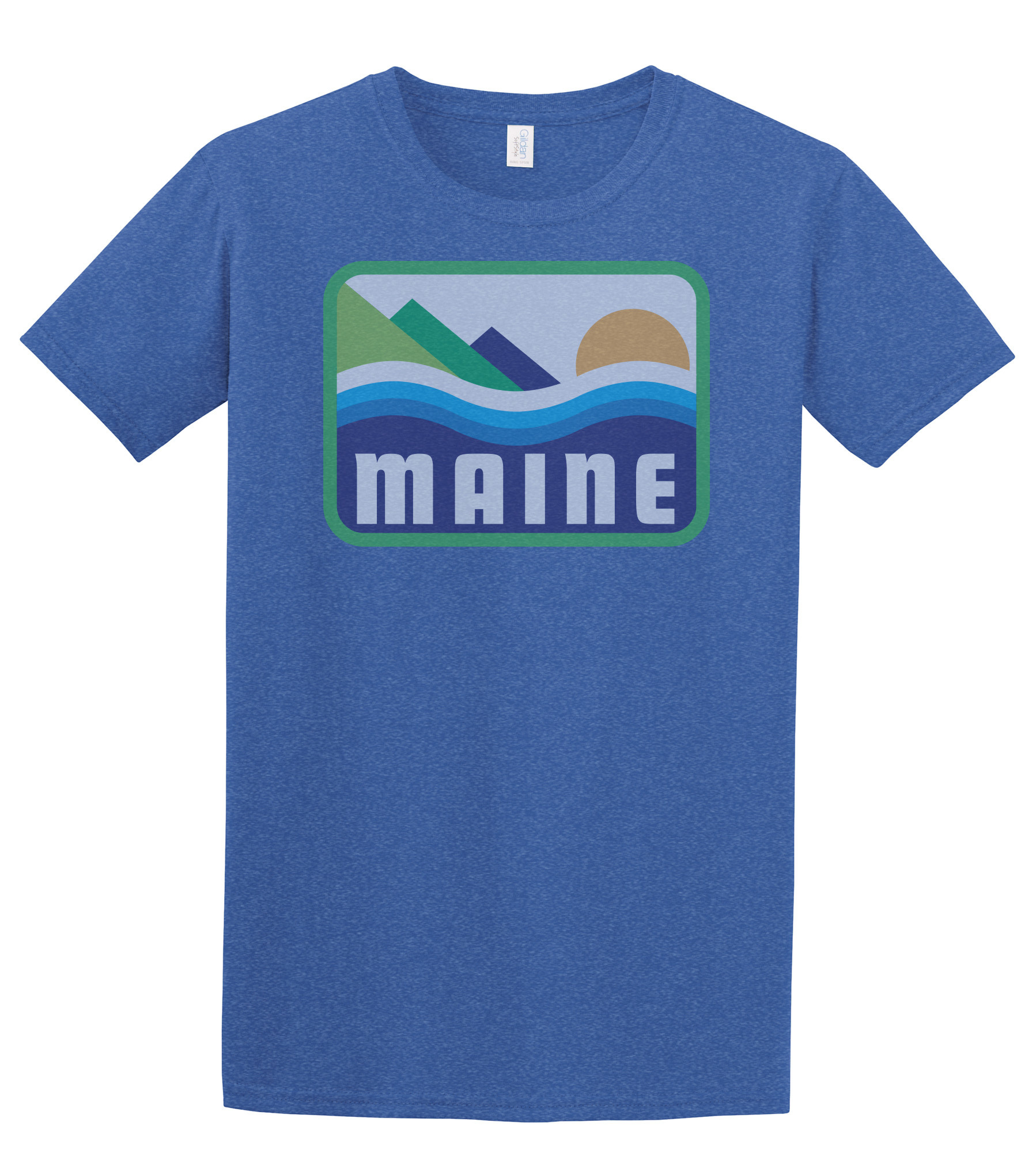 Woods & Sea - Patamania T-Shirt - Adult - Heather Royal Blue -