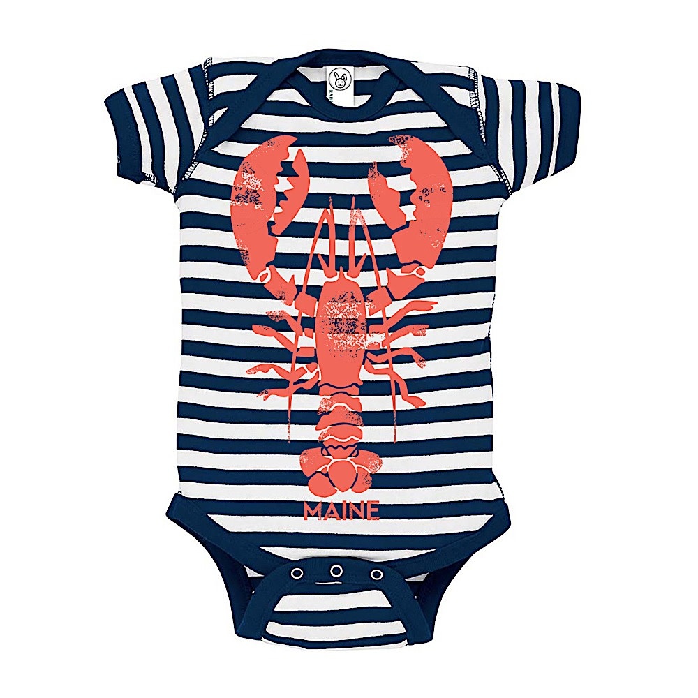 Woods & Sea - Giant Lobster Onesie - Striped -