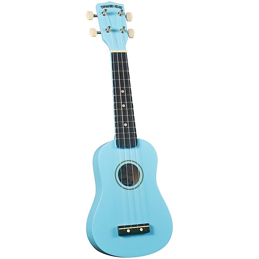 Saga Musical Instruments Diamond Head Ukulele - Light Blue