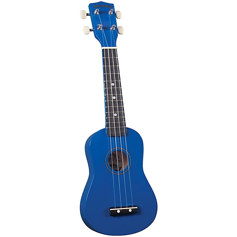 Saga Musical Instruments Diamond Head Ukulele - Blue