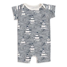 Winter Water Factory Winter Water Factory Summer Romper - High Seas Navy