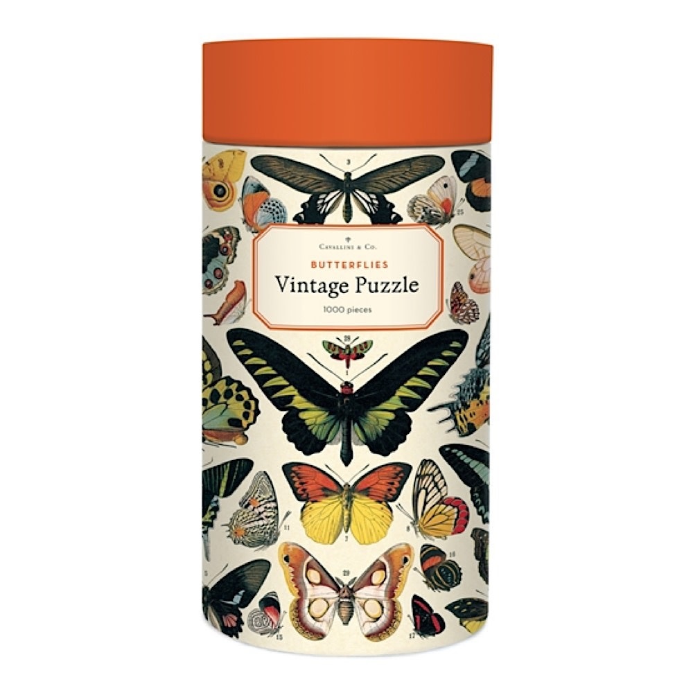 Cavallini Papers & Co., Inc. Cavallini - 1000 Piece Jigsaw Puzzle - Butterflies