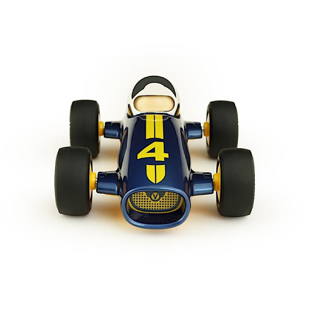 Playforever Malibu Lucas Car - Blue/Yellow