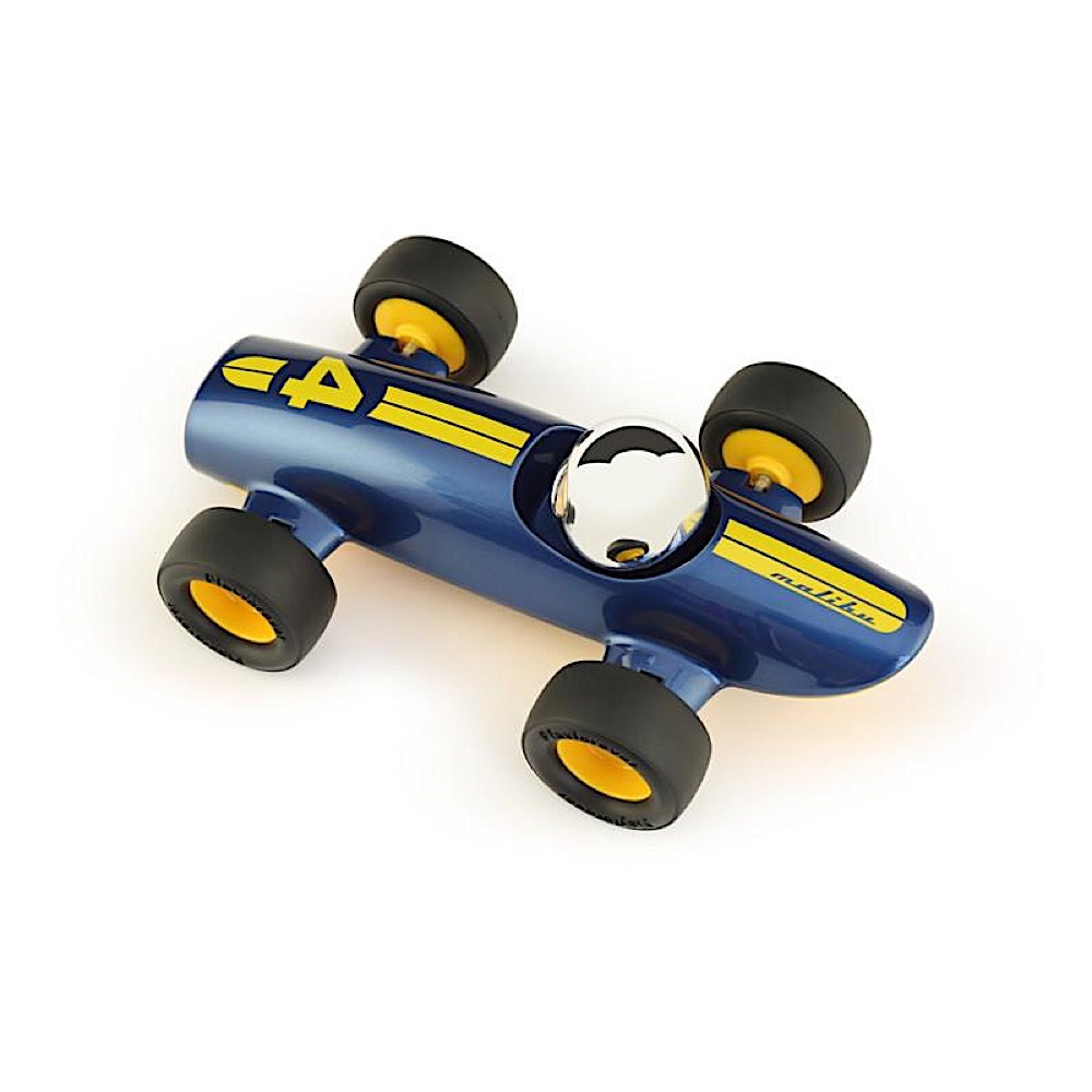 Playforever Malibu Lucas Car - Blue/Yellow