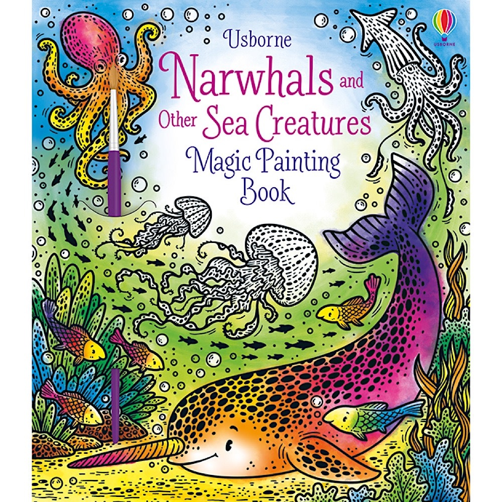 Harper Collins Magic Painting - Narwhals and Sea Creatures