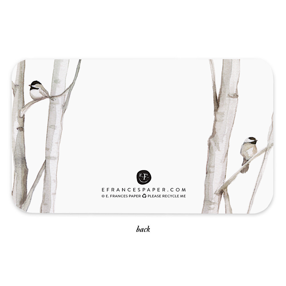 E. Frances Little Notes - Chickadee