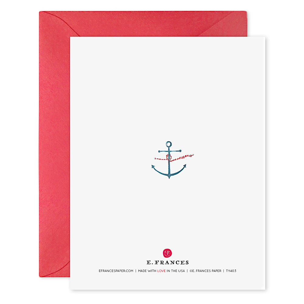 E. Frances Box Set of 6 Cards - Whale Thanks
