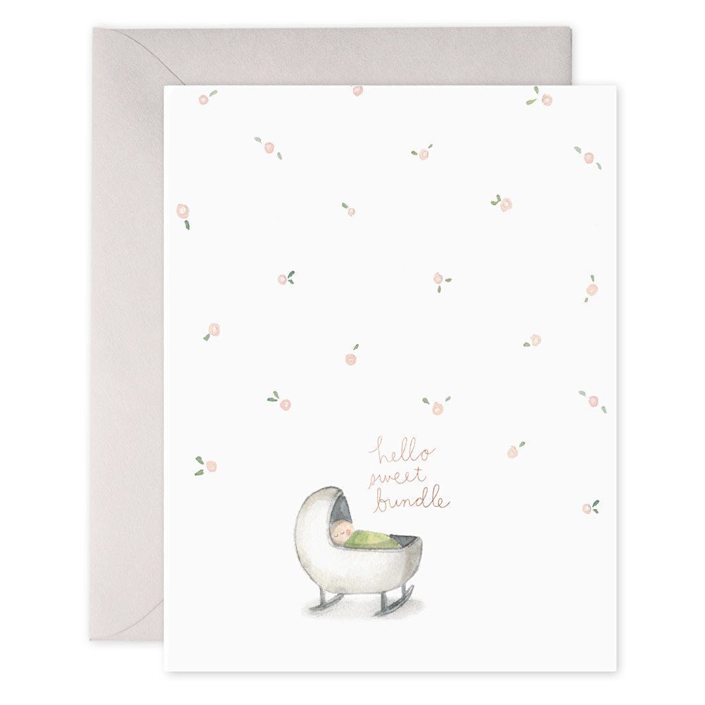 E Frances Paper E. Frances Card - Hello Sweet Bundle Baby
