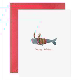 E Frances Paper E. Frances Card - Christmas Whale