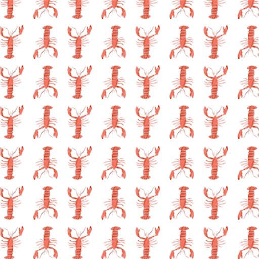 Sara Fitz - Wrapping Paper - Lobster