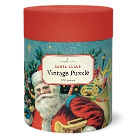 Cavallini Papers & Co., Inc. Cavallini 500 Piece Puzzle - Santa Clause