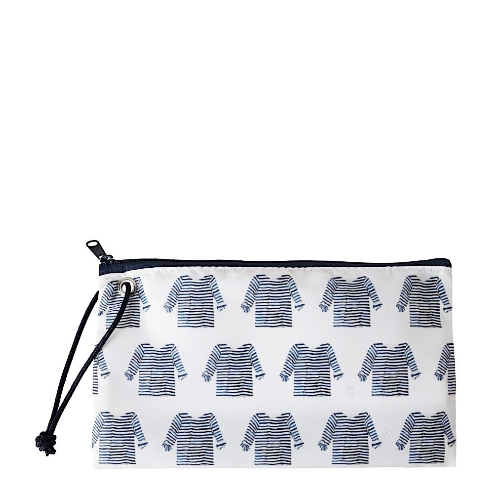 Sea Bags - Sara Fitz - Wristlet - Striped Shirt