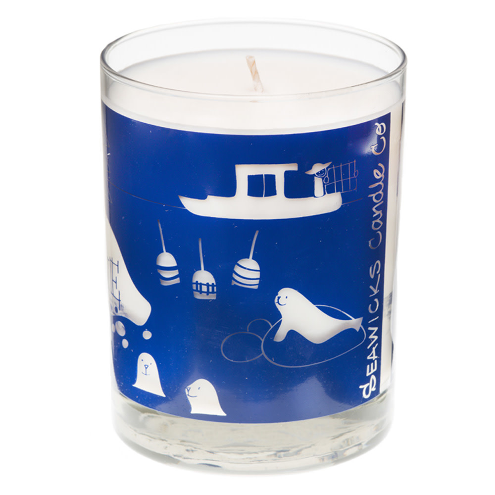 Seawicks Candle - Coastal Maine Map