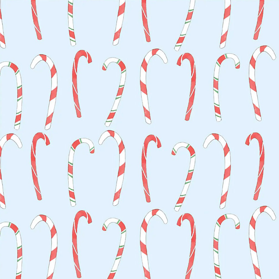 Sara Fitz - Wrapping Paper - Candy Cane