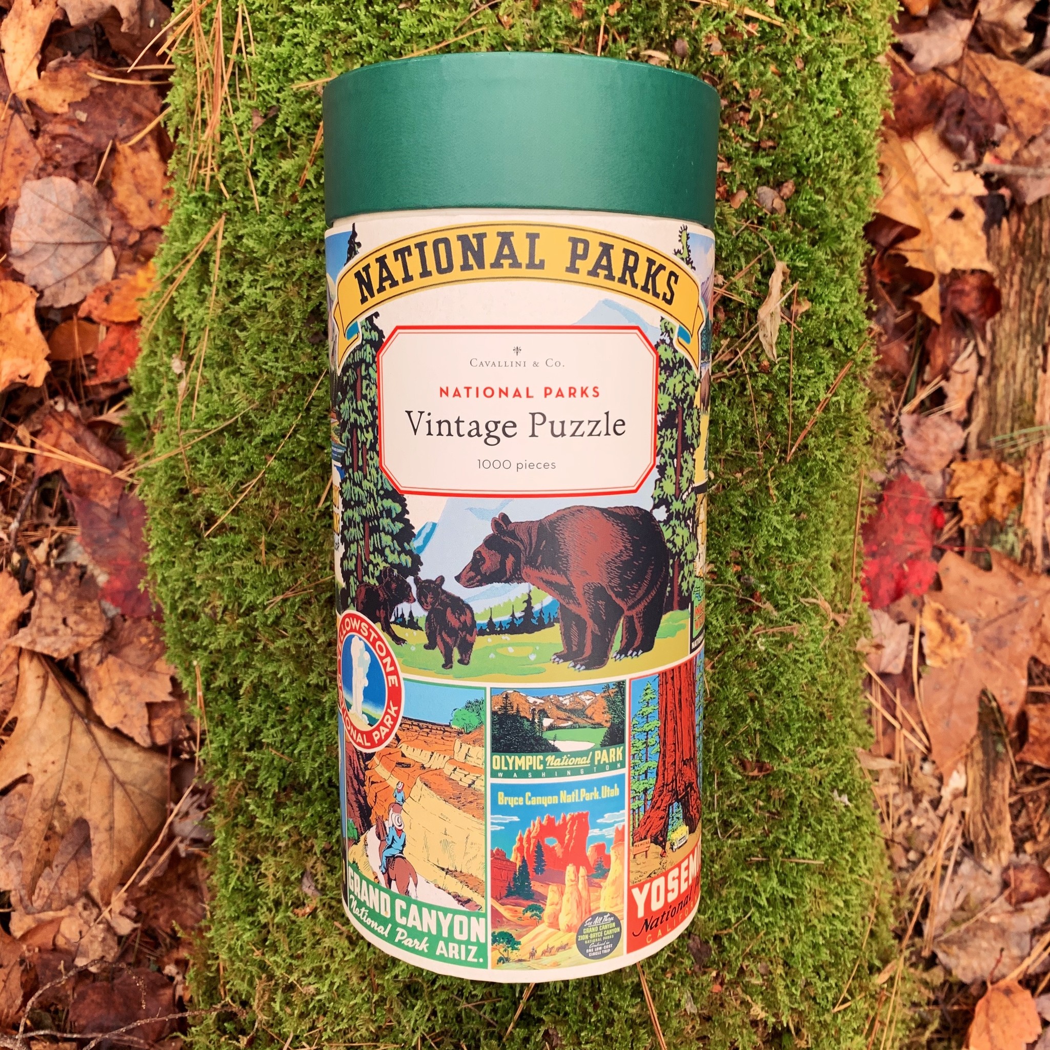 Cavallini 1000 Piece Puzzle - National Parks