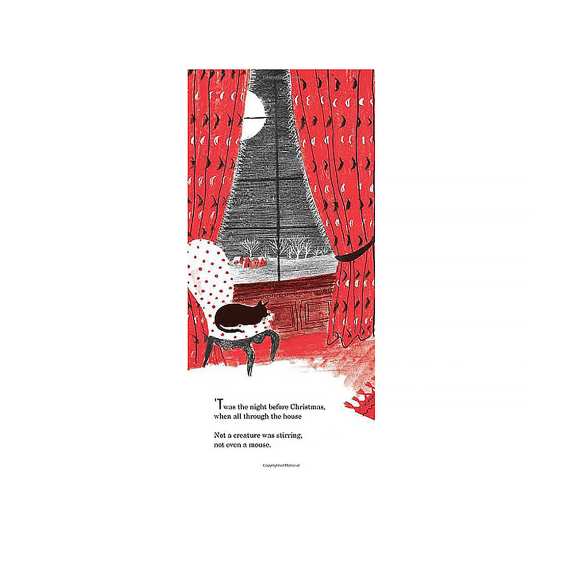 The Night Before Christmas Hardcover Book