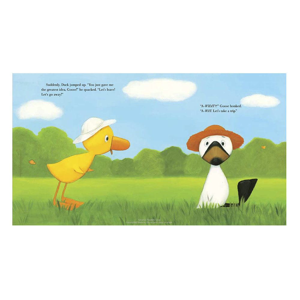 Duck & Goose Go to the Beach Hardcover Book