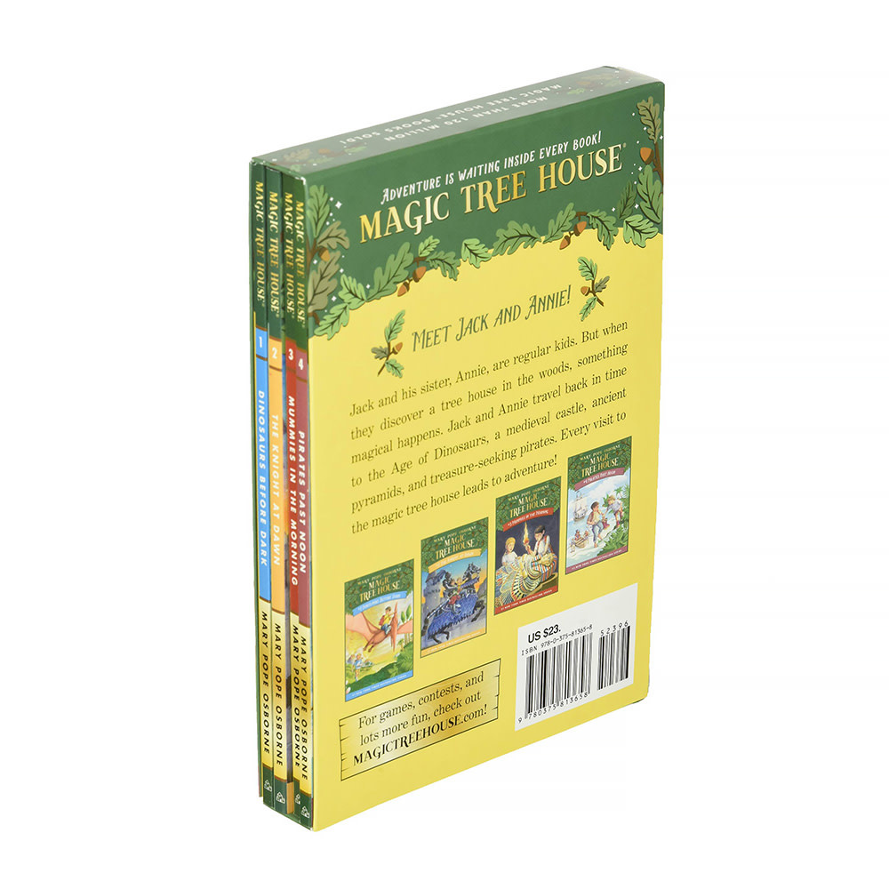 Magic Tree House Paperback Boxed Set: Books 1-4
