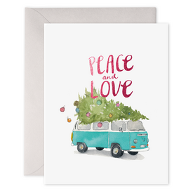 E Frances Paper E. Frances Card - Holiday VW Bus
