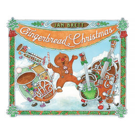 Penguin Gingerbread Christmas Hardcover Book