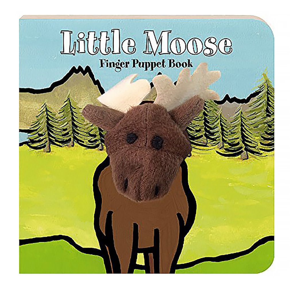 Chronicle Little Moose Finger Puppet Book
