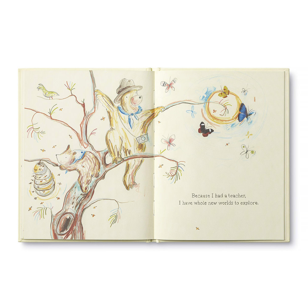 Because I Had A Teacher Hardcover Book