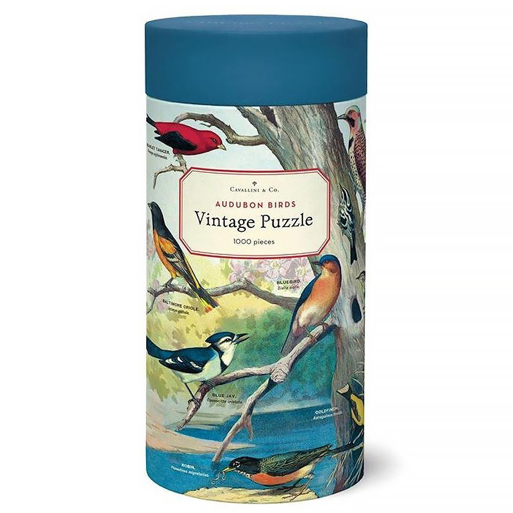 Cavallini 1000 Piece Puzzle -  Audubon Birds