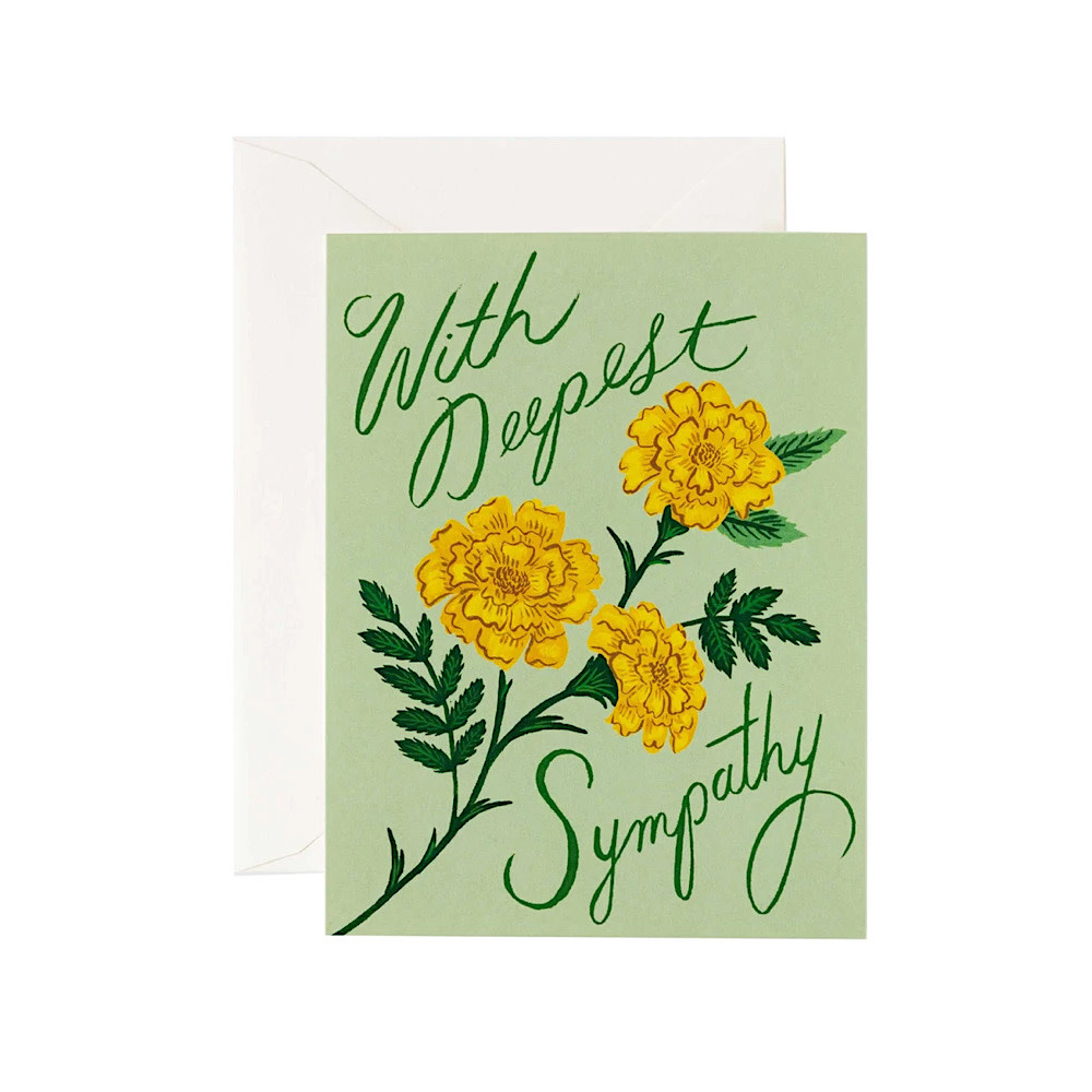 Rifle Paper Co. - Marigold Sympathy Card