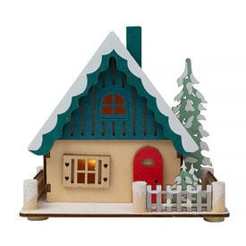 One Hundred 80 Degrees Winter Chalet - Green