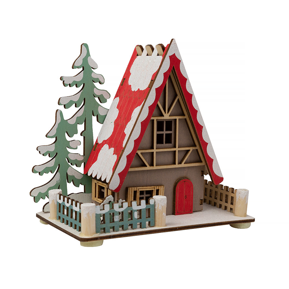 Winter Chalet - Red