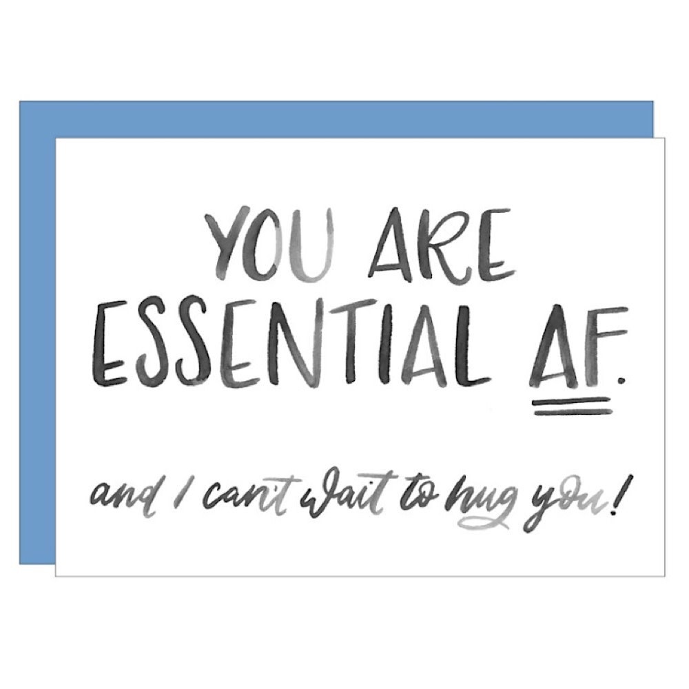 Katie Elizabeth Lettering + Design Katie Elizabeth Card - Essential AF