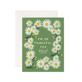 Rifle Paper Co. Rifle Paper Co. Card - Thankful For You Daisies