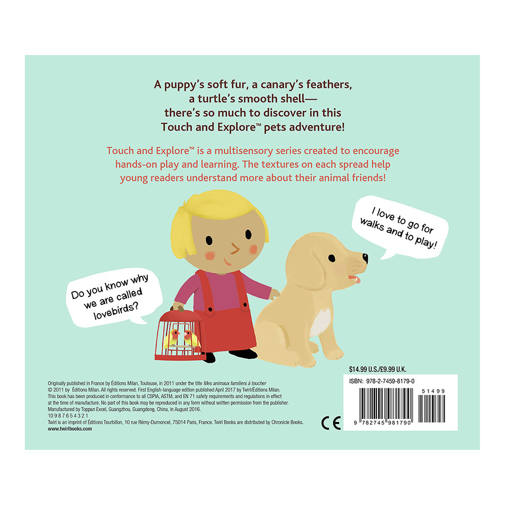 Touch and Explore - Pets Board Book